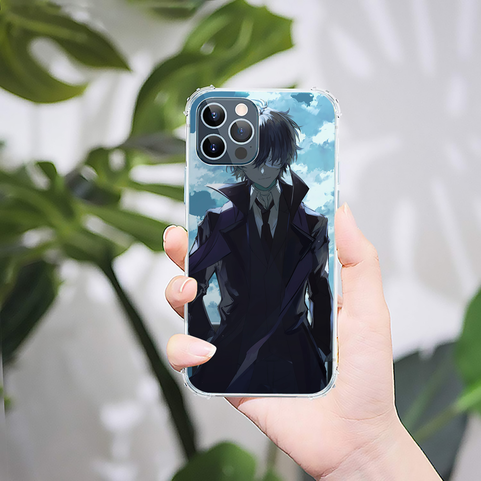 （画像用） 文豪ストレイドッグス Bungo Stray Dogs 【iPhone 12シリーズ対応】透明スマホケース（クリアソフトケース）